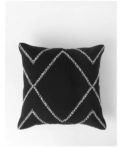 Top 10 ⌛ Darren Palmer Dp Castille Diamond Woven Cushion Black 🎁