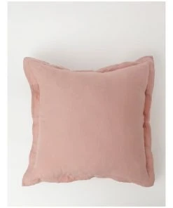 Buy 🥰 Heritage Hilltop Flanged Linen 50X50cm Cushion Rose Pink 👏