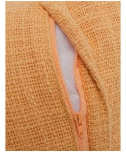 Discount 😀 Vue Gibraltar Cotton Slub Cotton Cushion w/ Tassels in Peach 😉 -Deals Home Décor Store 832960360 4 720x928