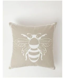 Top 10 π Heritage Mellifera Embroidered Bee Cushion Natural π