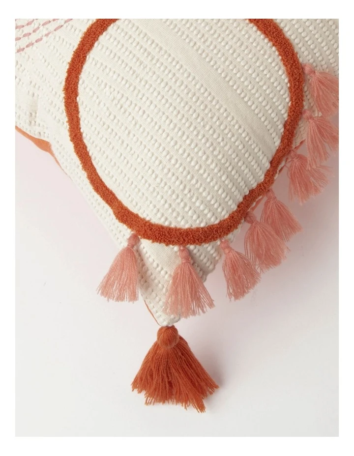 New π Vue Sundance Woven Tufted Cushion with Tassles in Terracotta π 2 New π Vue Sundance Woven Tufted Cushion with Tassles in Terracotta π - Image 2