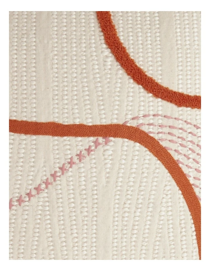 New π Vue Sundance Woven Tufted Cushion with Tassles in Terracotta π 3 New π Vue Sundance Woven Tufted Cushion with Tassles in Terracotta π - Image 3