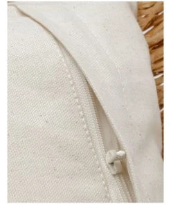 Brand new 👍 Australian House & Garden Coorabell Raffia & Cotton With Fringe Cushion Natural ✔️ -Deals Home Décor Store 832962070 4 720x928