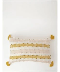 Discount β Vue Mortmar Dobby Breakfast Cushion Yellow/Pink βοΈ