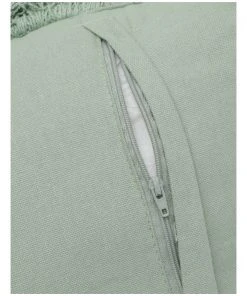 Buy ⌛ Australian House & Garden Coachwood Ribbed Cotton Woven Cushion w/ Fringe in Eucalyptus 🥰 -Deals Home Décor Store 835295500 4 720x928