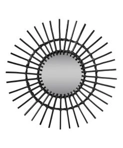 Budget 💯 Cooper & Co 58cm Black Willow Wall Mirror ⭐