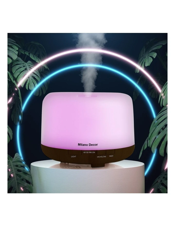 Top 10 π Milano Décor 500ml Aroma Mood Light Diffuser Dark Wood β 2 Top 10 π Milano Décor 500ml Aroma Mood Light Diffuser Dark Wood β - Image 2