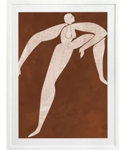 Flash Sale 🧨 Urban Road Caroline Cut-Out II Print White Frame ⭐