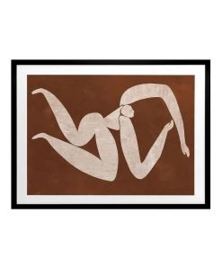 Hot Sale 👍 Urban Road Caroline Cut-Out IV Print Black Frame ✨