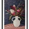 Outlet 👍 Urban Road Flora Australis Print Black Frame 🛒