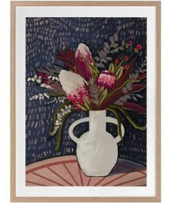 Top 10 ⌛ Urban Road Flora Australis Print Oak Frame 🔥