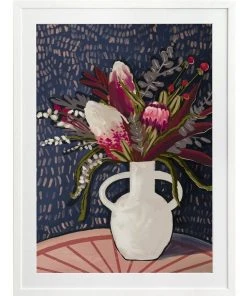 Cheap 🔔 Urban Road Flora Australis Print White Frame 🤩