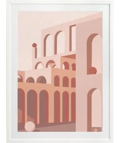 Cheapest ✔️ Urban Road Grand Designs Print White Frame ❤️