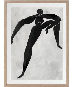 New 😀 Urban Road Lydia Cut-Out II Print Oak Frame ❤️