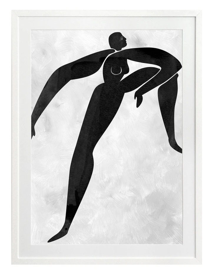 Buy π Urban Road Lydia Cut-Out II Print White Frame π 1 Buy π Urban Road Lydia Cut-Out II Print White Frame π