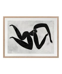 Outlet ✔️ Urban Road Lydia Cut-Out IV Print Oak Frame ❤️