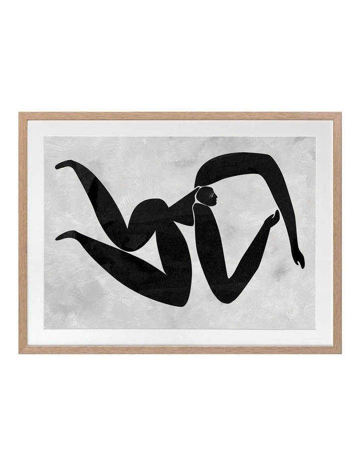 Outlet ✔️ Urban Road Lydia Cut-Out IV Print Oak Frame ❤️ 1 Outlet ✔️ Urban Road Lydia Cut-Out IV Print Oak Frame ❤️