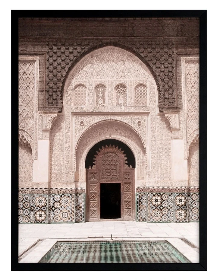 Best deal π Urban Road Moroccan Pool Print Black Frame β 1 Best deal π Urban Road Moroccan Pool Print Black Frame β