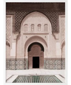 Top 10 👏 Urban Road Moroccan Pool Print White Frame 😍
