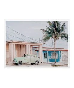 Best reviews of ❤️ Urban Road Pastel La Palma Print White Frame 🔥