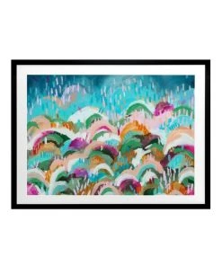 Coupon 🔥 Urban Road Rainbow Hills Print Black Frame 🧨