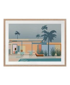 Cheapest ✨ Urban Road Serenity Street Print Oak Frame ⌛