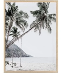 Flash Sale 🌟 Urban Road Swing Life Away Print Oak Frame 🤩