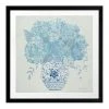 Outlet 👍 Urban Road Ginger Jar Hydrangea Print Black Frame 🥰