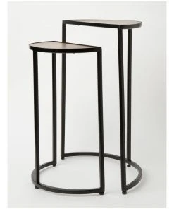 Best deal β€οΈ Vue Yasmin Side Table Set of 2 - Black π