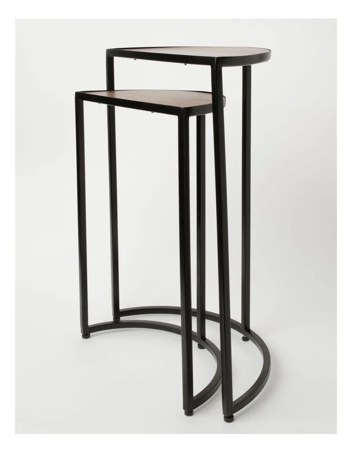Best deal β€οΈ Vue Yasmin Side Table Set of 2 - Black π 2 Best deal β€οΈ Vue Yasmin Side Table Set of 2 - Black π - Image 2