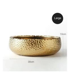 Promo 🧨 Vicky Yao Real Touch PEVA 6 stems White Phalaenopsis Arrangement in Golden pot ⭐ -Deals Home Décor Store 837980830 2 720x928