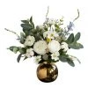 Discount 🎁 Vicky Yao Cotton White Rose Floral Arrangement ⌛