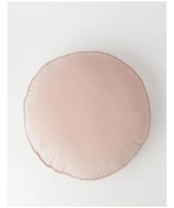 Coupon 👍 Beau & Bonnie Round Velvet Cushion In Pink 🧨
