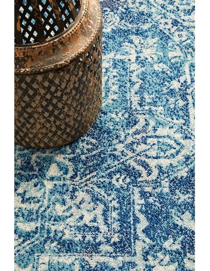 Budget π₯° Rug Culture Evoke Muse Blue Transitional Round Rug π 7 Budget π₯° Rug Culture Evoke Muse Blue Transitional Round Rug π - Image 7