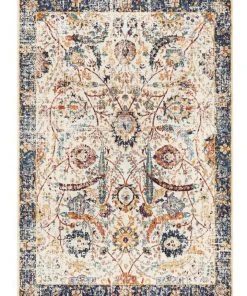 Wholesale 🛒 Rug Culture Evoke Peacock Ivory Transitional Rug 🎉