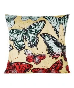 Best Pirce π Bromley Butterflies Cushion Red π