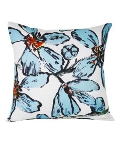 Discount βοΈ Bromley Flowers Cushion Blue π€©