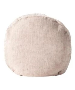 Best deal 🤩 Aura Home Vintage Linen Fringe 45cm Round Cushion in Shell 🥰