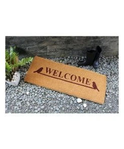 Hot Sale ✨ Fab Habitat Welcome Coir Doormat 45x75 cm ⭐ -Deals Home Décor Store 840965050 3 720x928