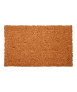 Outlet 🥰 Fab Habitat Nubra Plain Natural PVC Backed Coir Door Mat 75x120 cm 😉 -Deals Home Décor Store 840965230 1 1 720x928