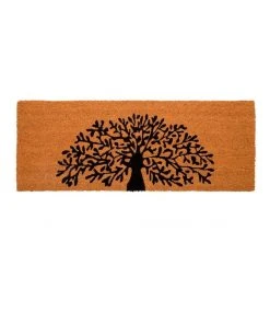 Outlet ⭐ Fab Habitat Tree Of Life PVC Backed Coir Doormat 45x120 cm ✨
