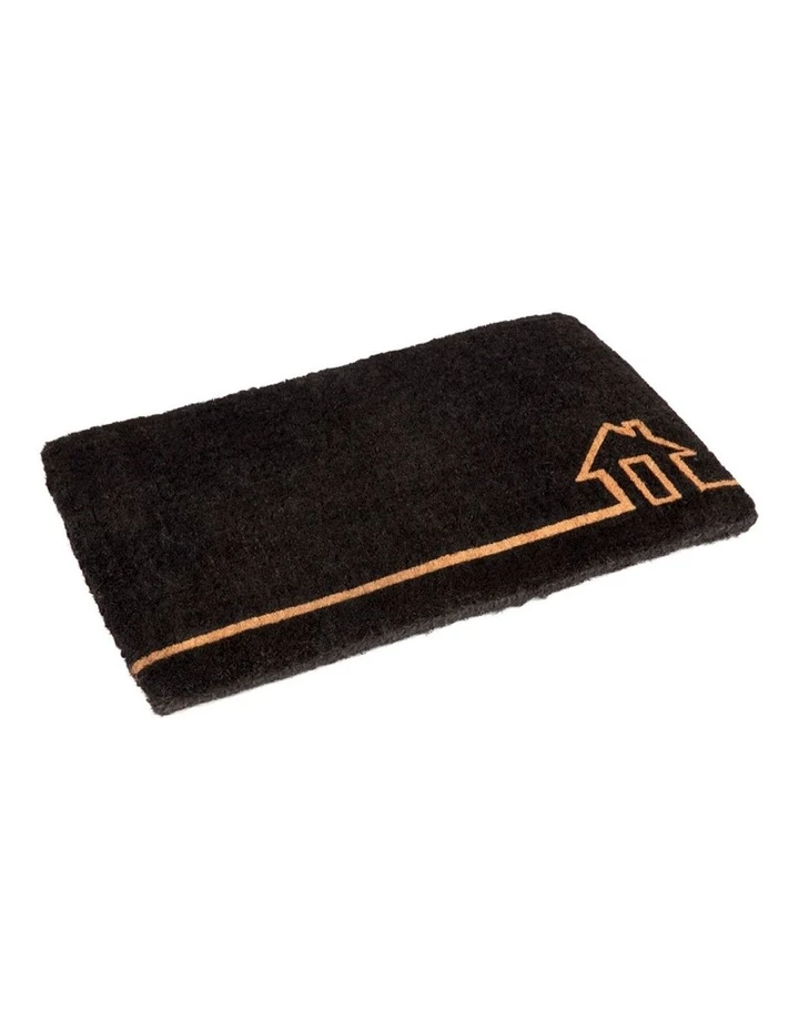 Flash Sale π― Fab Habitat 45x75 cm Ghar Black Coir Doormat π 1 Flash Sale π― Fab Habitat 45x75 cm Ghar Black Coir Doormat π