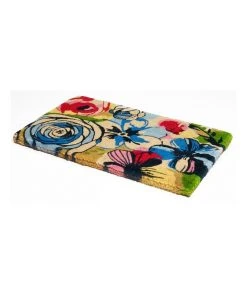 Promo ⌛ Fab Habitat Watercolour Coir Doormat 45x75 cm 🎁
