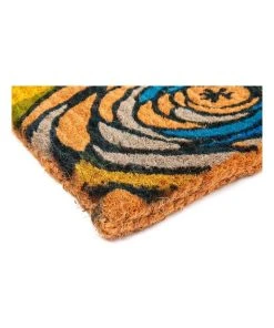 Promo ⌛ Fab Habitat Watercolour Coir Doormat 45x75 cm 🎁 -Deals Home Décor Store 840967480 4 720x928