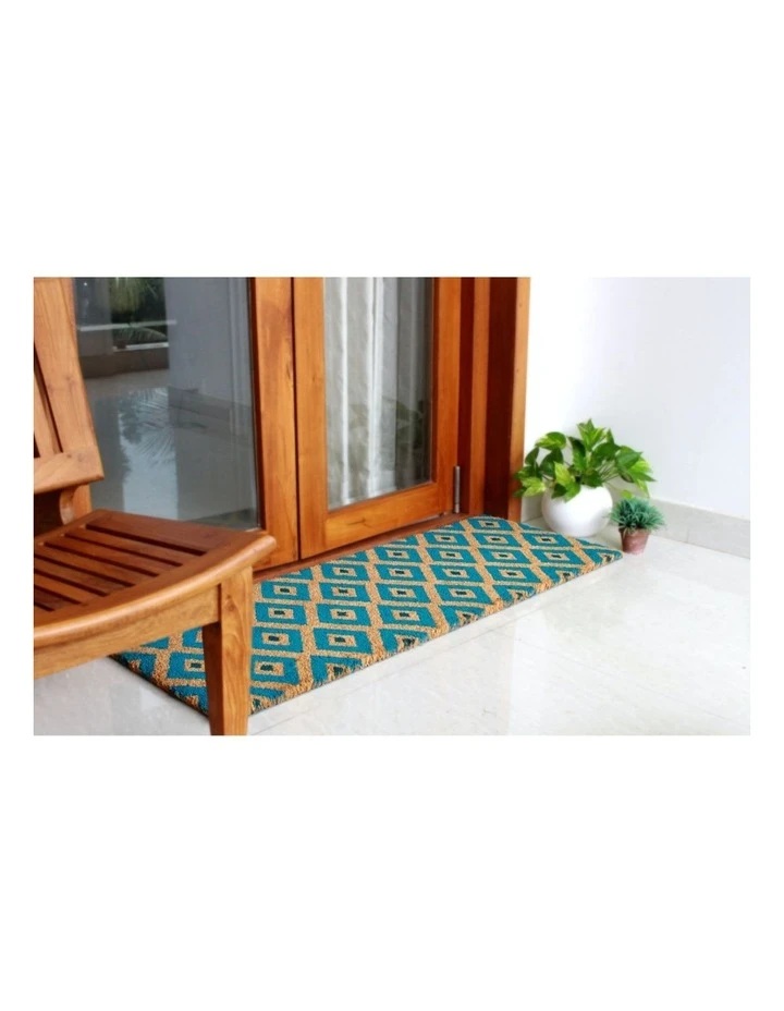 Promo π Fab Habitat Kimberley Blue PVC Backed Coir Doormat 75x120 cm βοΈ 4 Promo π Fab Habitat Kimberley Blue PVC Backed Coir Doormat 75x120 cm βοΈ - Image 4
