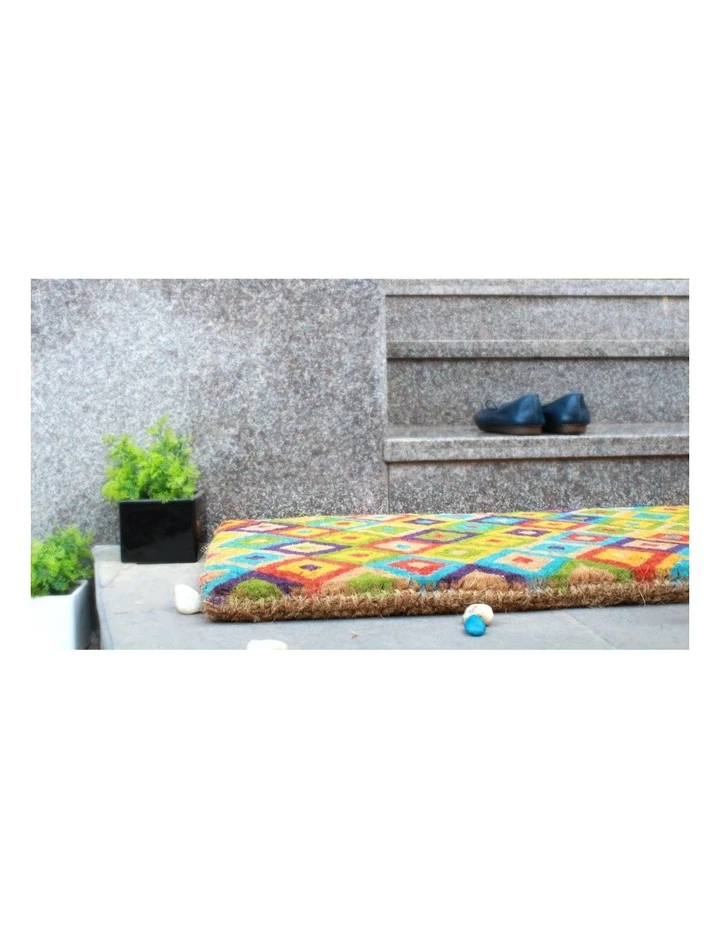 Best deal π Fab Habitat Saman Multicolor Coir Doormat 45x75 cm π 5 Best deal π Fab Habitat Saman Multicolor Coir Doormat 45x75 cm π - Image 5