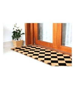 Budget ⭐ Fab Habitat Diamond PVC Backed Coir Doormat 45x75 cm 🛒 -Deals Home Décor Store 840969280 6 720x928