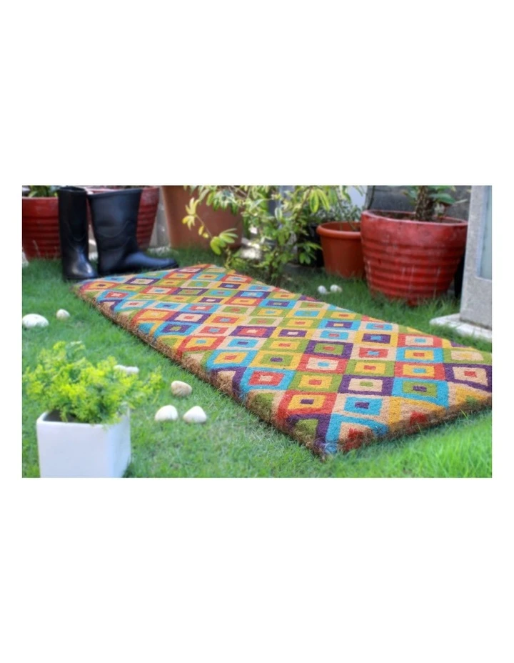 Wholesale π Fab Habitat Saman Multicolor Coir Doormat 45x120 cm π 4 Wholesale π Fab Habitat Saman Multicolor Coir Doormat 45x120 cm π - Image 4