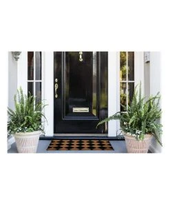 Best reviews of 🌟 Fab Habitat Diamond PVC Backed Coir Doormat 60x90 cm ✨