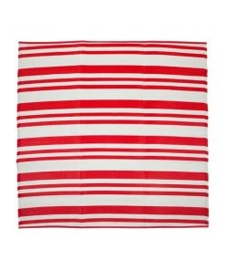 Best Pirce π Fab Habitat 180x180cm Cherai Bright Red Folded Recycled Plastic Outdoor Rug and Mat π